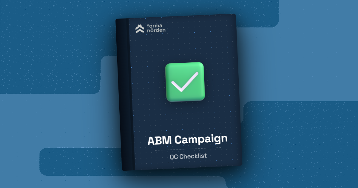 Cover of The ABM Campaign QC Checklist