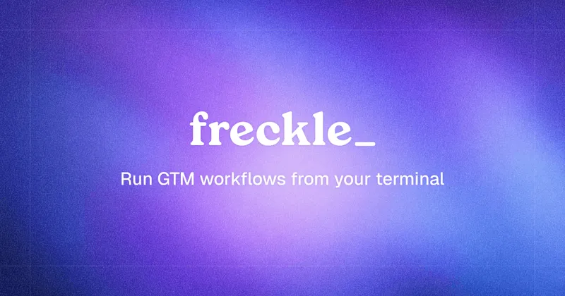 Freckle CRM enrichment platform